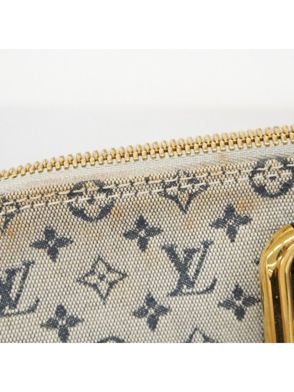 Louis Vuitton Handbag Monogram Mini Alma Long Blue - Picture 8 of 10